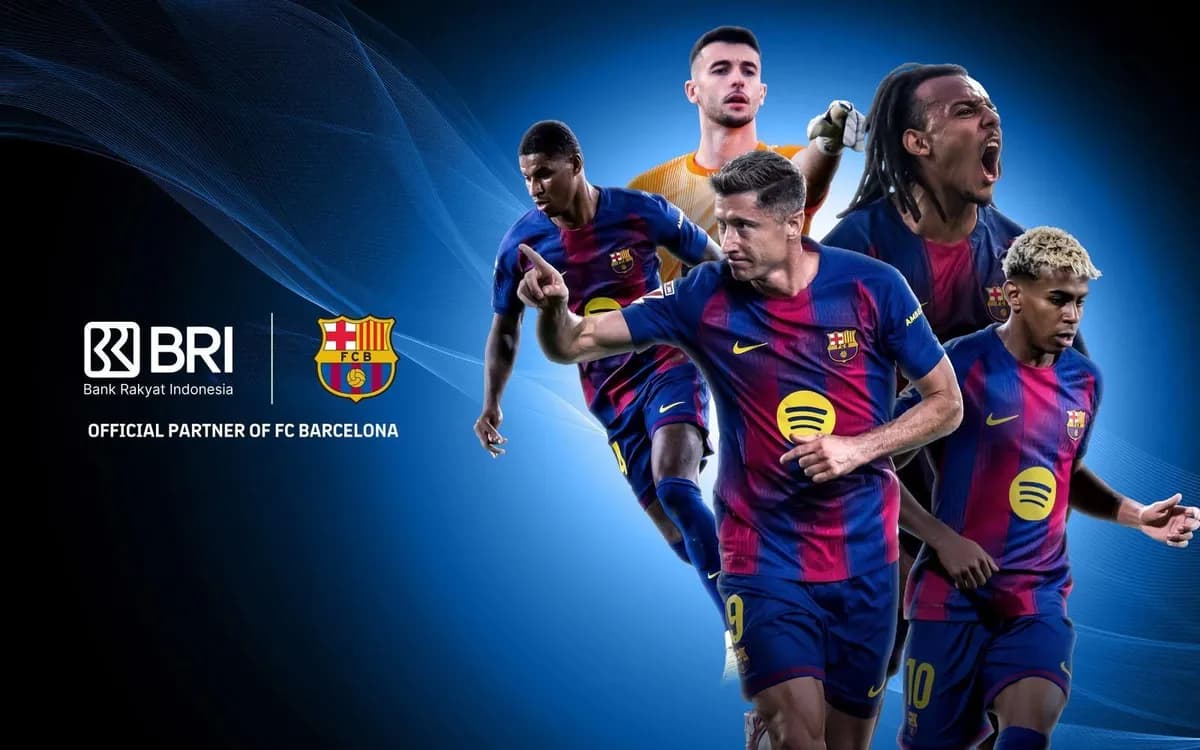 Barcelona Umumkan Kerja Sama Dengan Bank BRI Hingga 2 Musim