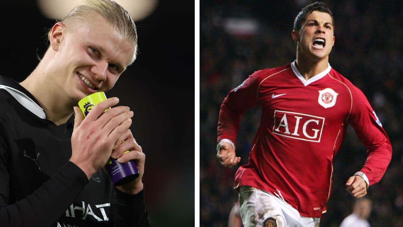 Erling Haaland Lewati Rekor Gol Cristiano Ronaldo Di Liga Inggris