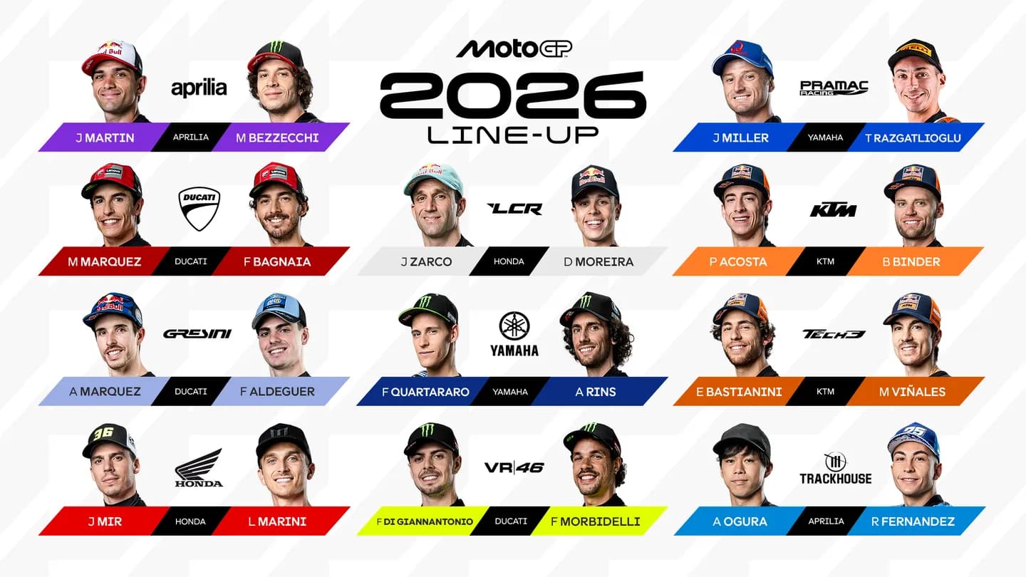 Jadwal Lengkap MotoGP 2026 Beserta Link Streaming Gratis